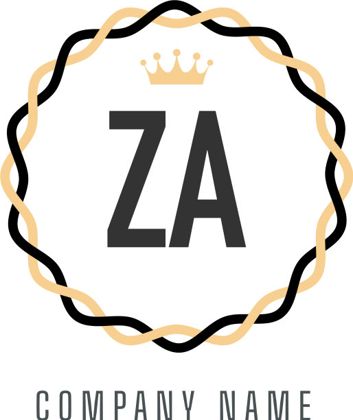 首字母咱王logo概念复古logo图片下载