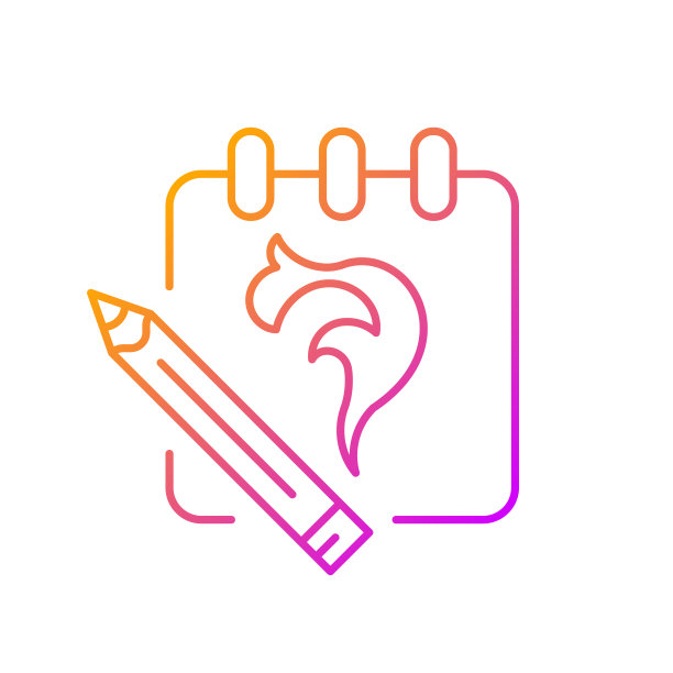 素描梯度线性矢量图标图片下载