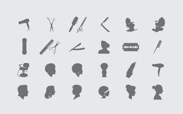 24理发师设计图片下载