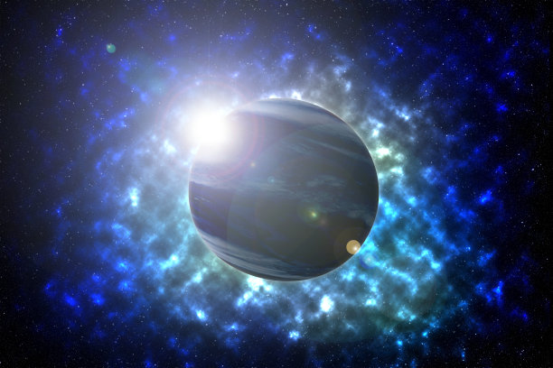 一个充满了恒星、行星、星云和星系的宇宙。图片下载