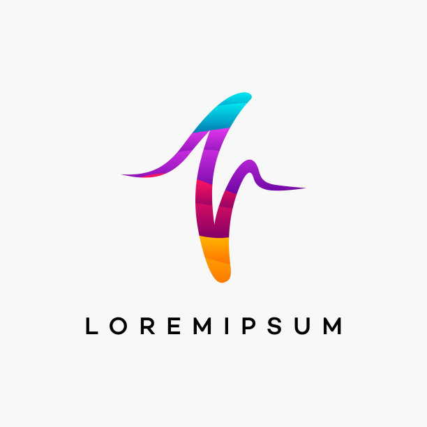 现代波形脉冲医疗保健标志设计矢量图片下载