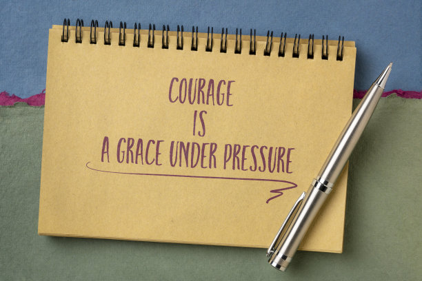 勇气是压力下的优雅图片下载