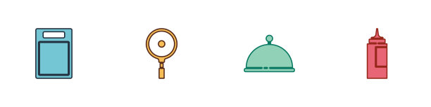 将切菜板煎锅盖上托盘图片下载