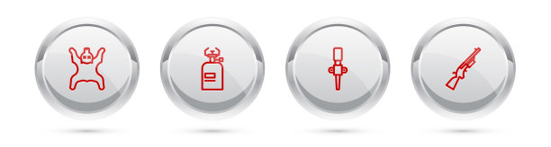 集线熊皮野营煤气炉火炬火焰图片下载