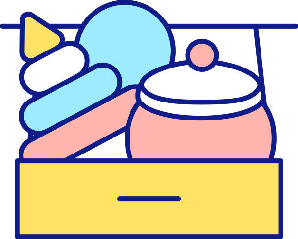 捐赠玩具给孤儿院RGB彩色图标图片下载