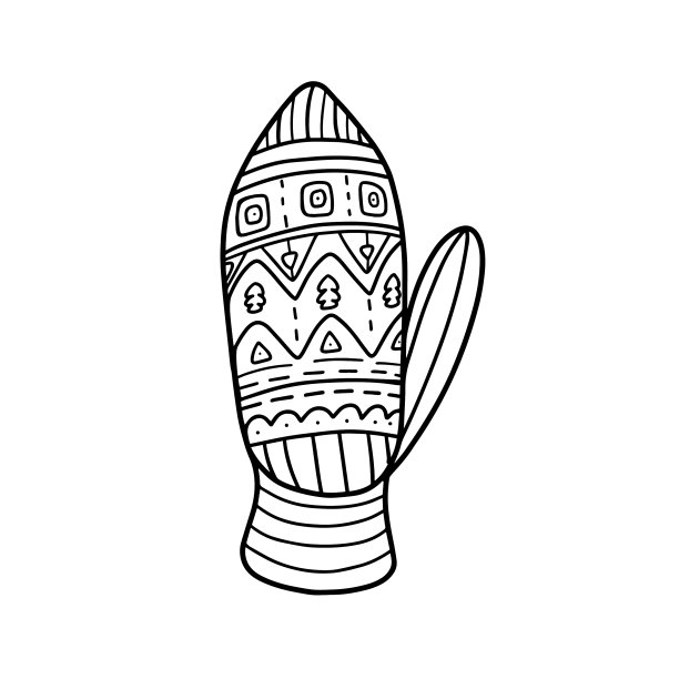 斯堪的纳维亚风格的手编织配件图片下载