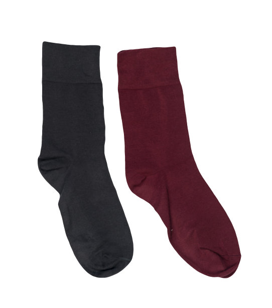 棉袜孤立在白色背景上。图片下载