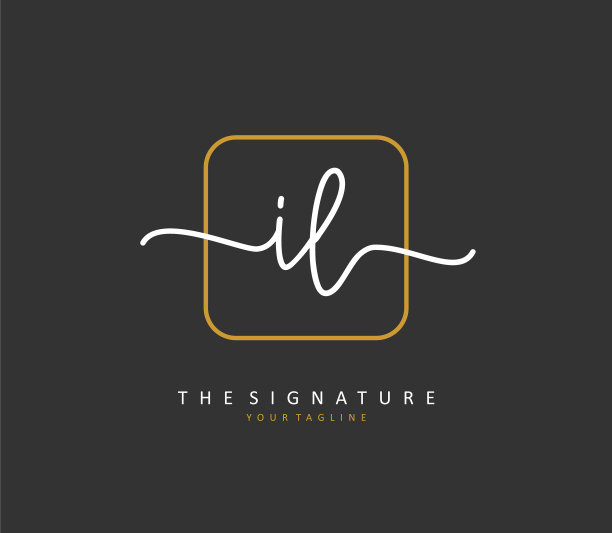 Il首字母手写和签名标志图片下载