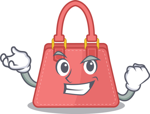 一个有趣的卡通设计理念的女性手袋图片下载
