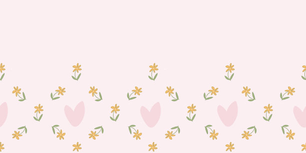 花瓣框边框无缝重复图案图片下载