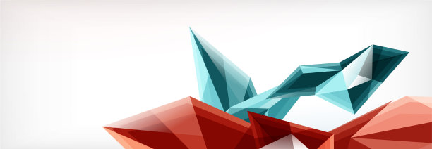 三维三角形和金字塔抽象图片下载