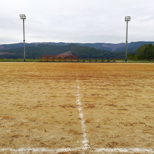 智利南部的足球场图片下载