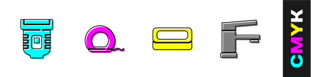 设置脱毛、牙线、肥皂和水图片下载