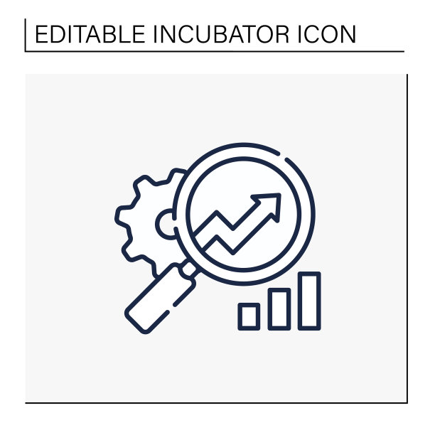 市场调研线图标图片下载