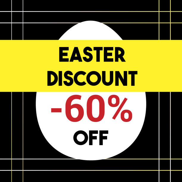 复活节特价特别优惠复活节折扣横幅图片下载