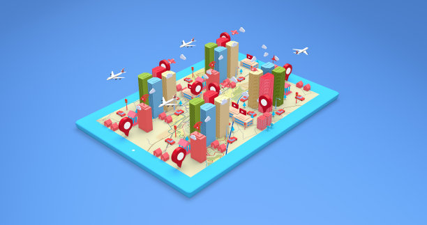 数字先进智慧城市。人工智能。无线网络。图片下载