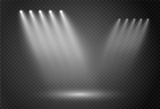 剧场音乐会舞台的聚光灯效果图片下载