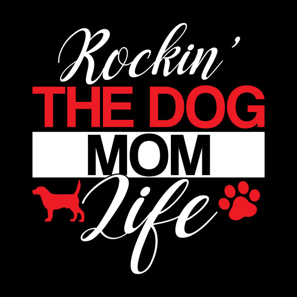 狗妈妈生活搞笑狗妈妈衬衫图片下载