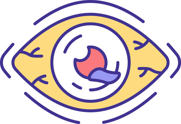 眼睛受伤RGB颜色图标图片下载