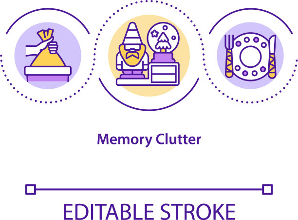 内存混乱概念图标图片下载