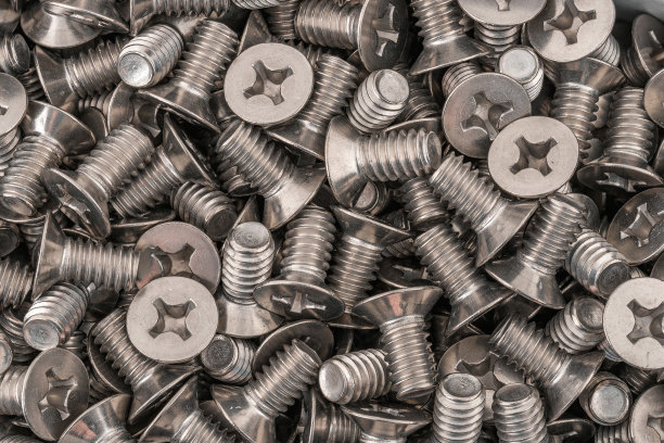 不锈钢十字平头螺钉。图片下载