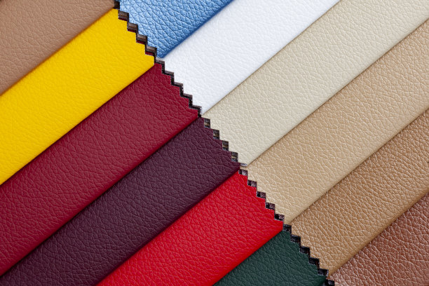 背景图像-不同颜色的条纹皮革图片下载