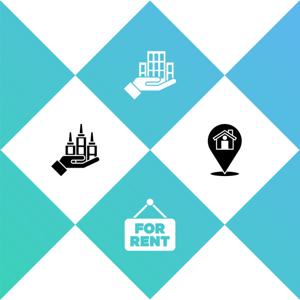 设置摩天大楼的挂牌与出租图片下载