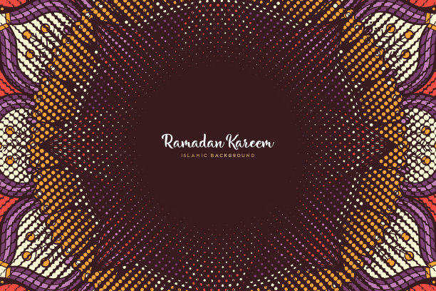 有伊斯兰教背景的曼荼罗图片下载