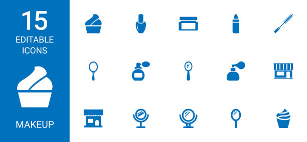 化妆的图标图片下载