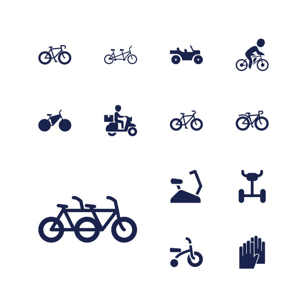 自行车图标图片下载