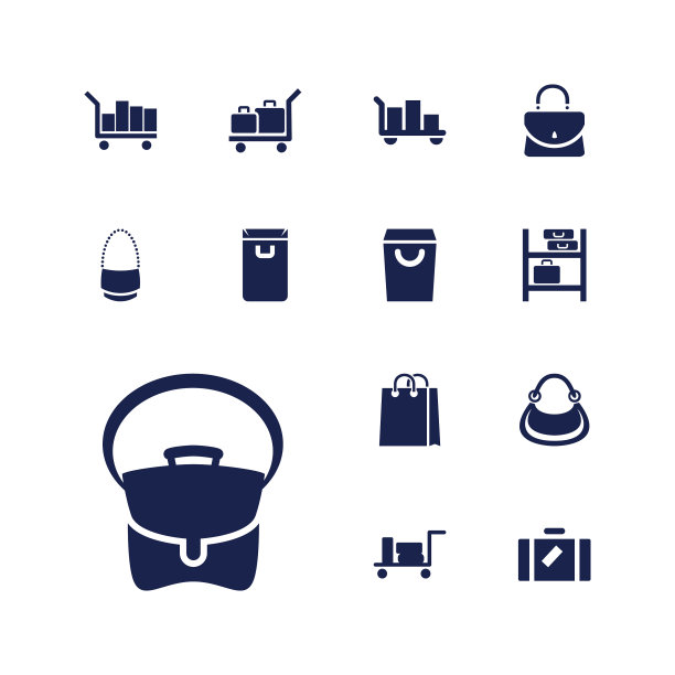 13个手提包图标图片下载