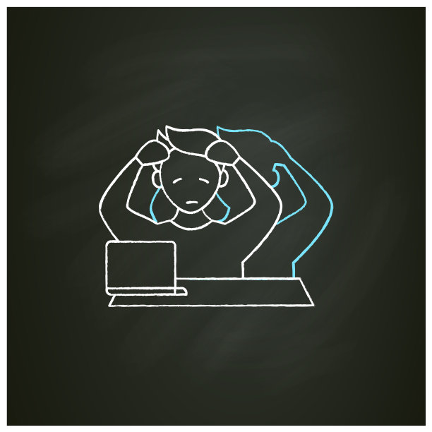 工作狂粉笔图标图片下载