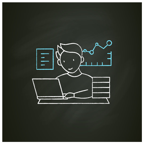 工作狂粉笔图标图片下载