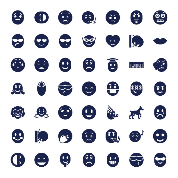 微笑的图标图片下载