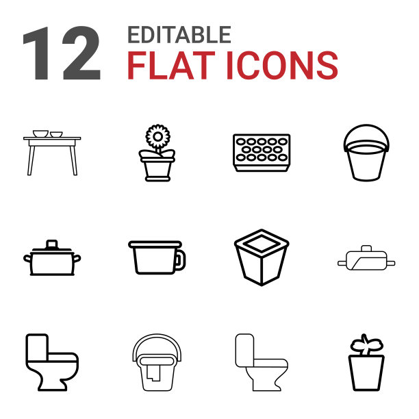 12 个锅图标图片下载