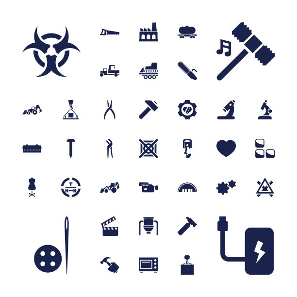 37个行业图标图片下载