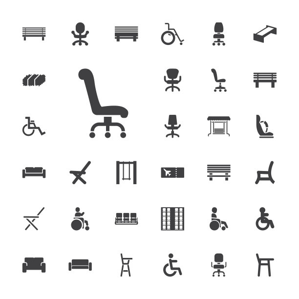 座位的图标图片下载