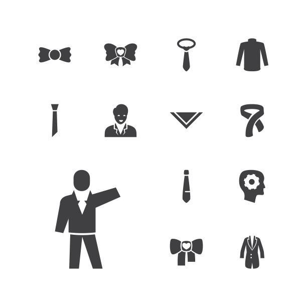 领带的图标图片下载