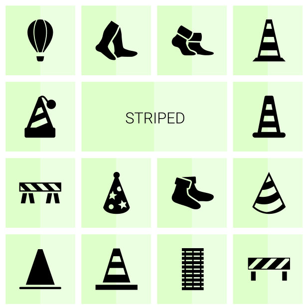 14条纹图标图片下载