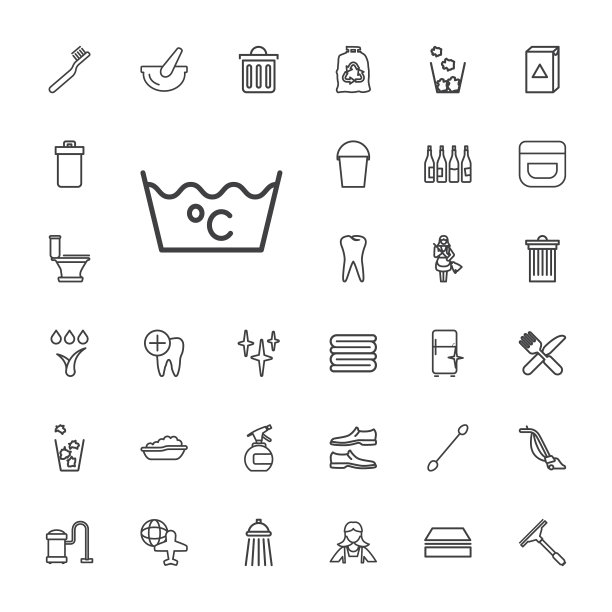 33个干净的图标图片下载