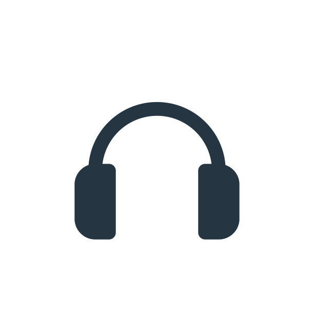 耳机图标。字形耳机图标用于网站设计和移动，应用程序开发，打印。耳机图标从填充的UI收集孤立的白色背景。图片下载