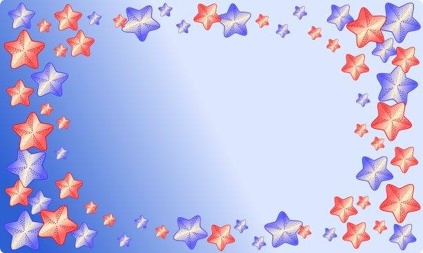 带有文本空间的横幅。独立日快乐图片下载