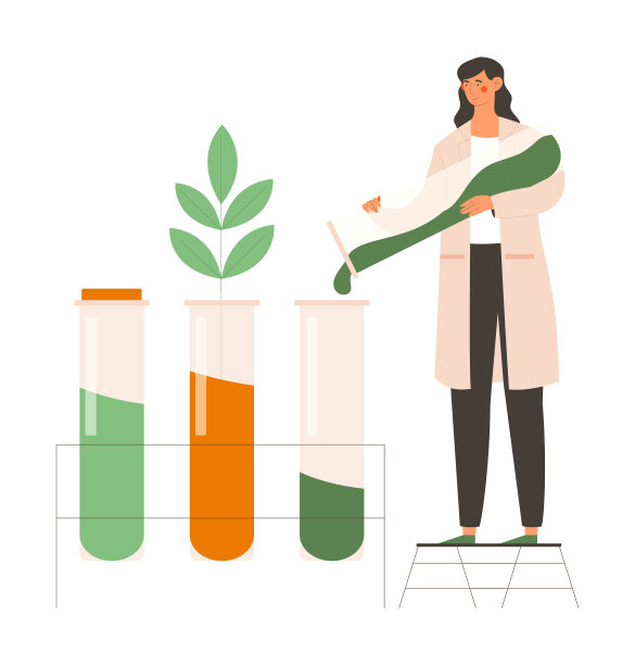 年轻的女科学家正在研究团队中工作图片下载