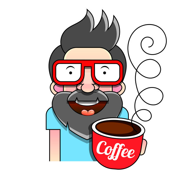 拿着咖啡杯放在质朴的木桌上图片下载