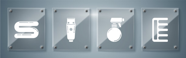 设发刷、发型师、手枪、喷瓶图片下载