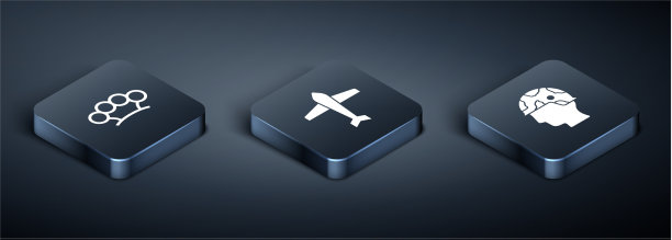 设置等距黄铜指关节陆军士兵和喷气机图片下载