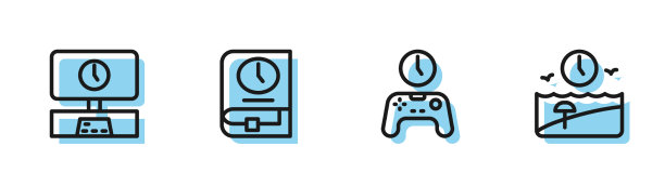 设定线游戏手柄时间智能电视时间的书图片下载