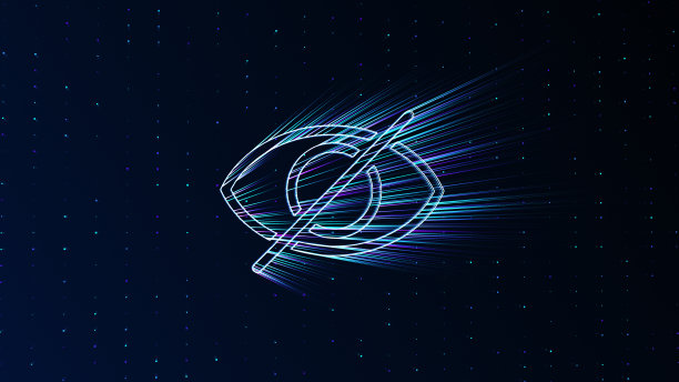 数字眼波线股票背景图片下载