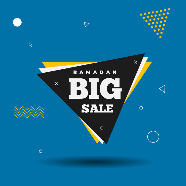 斋月的促销标语上写着折扣和优惠图片下载