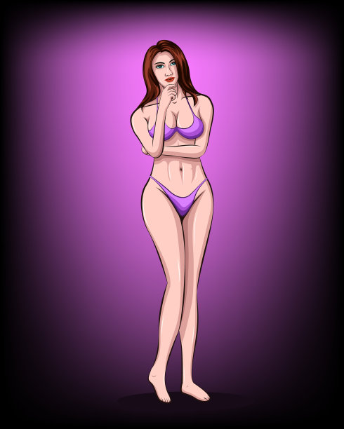 Ector是一个漂亮的女人，身材好，性感图片下载